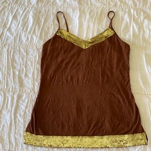 3 for $15 🦋Junior’s tank top size 7/9 with gold trimmed